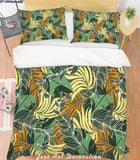 3D Yellow Leaves Quilt Cover Set Bedding Set Pillowcases 149- Jess Art Decoration