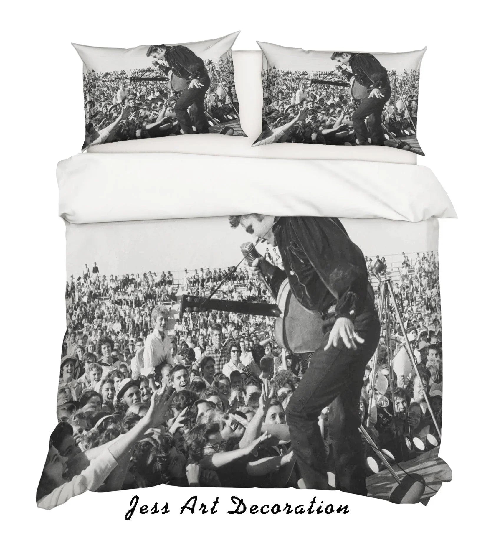3D Rock Band Quilt Cover Set Bedding Set Pillowcases 42- Jess Art Decoration
