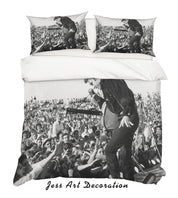 3D Rock Band Quilt Cover Set Bedding Set Pillowcases 42- Jess Art Decoration