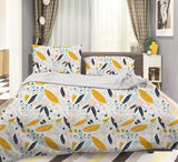 3D Yellow Leaves Quilt Cover Set Bedding Set Pillowcases 20- Jess Art Decoration