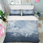 3D Snow Mountain Quilt Cover Set Bedding Set Pillowcases 68- Jess Art Decoration