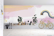 3D Watercolor Colored Graffiti Wall Mural Wallpaper LQH 42- Jess Art Decoration