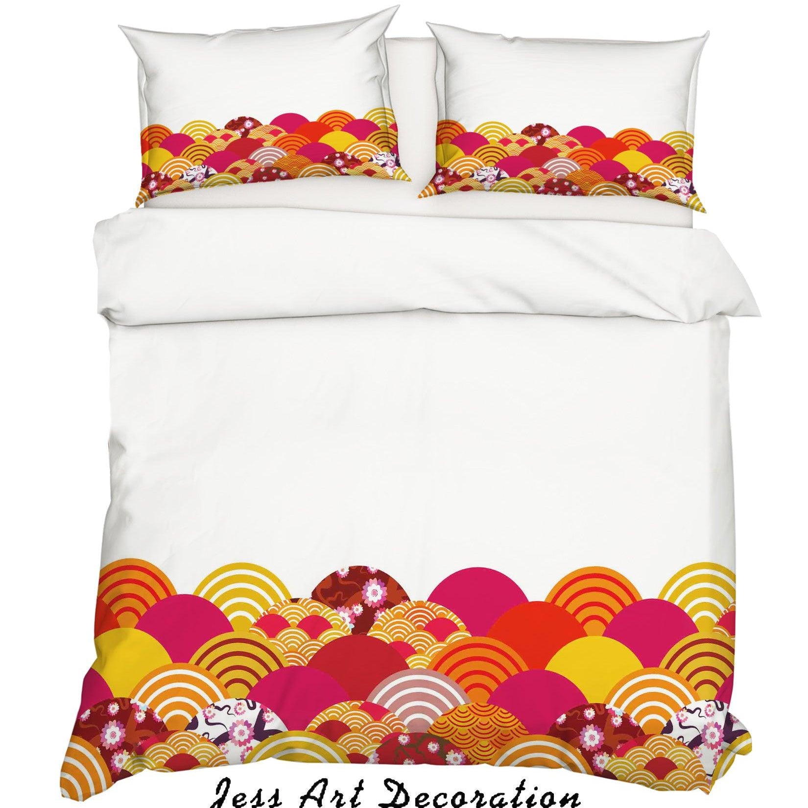 3D Abstract Forest Floral Quilt Cover Set Bedding Set Pillowcases 42- Jess Art Decoration