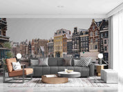 3D Hand-painted Europe Old Architecture Wall Mural Wallpaper SWW4980- Jess Art Decoration