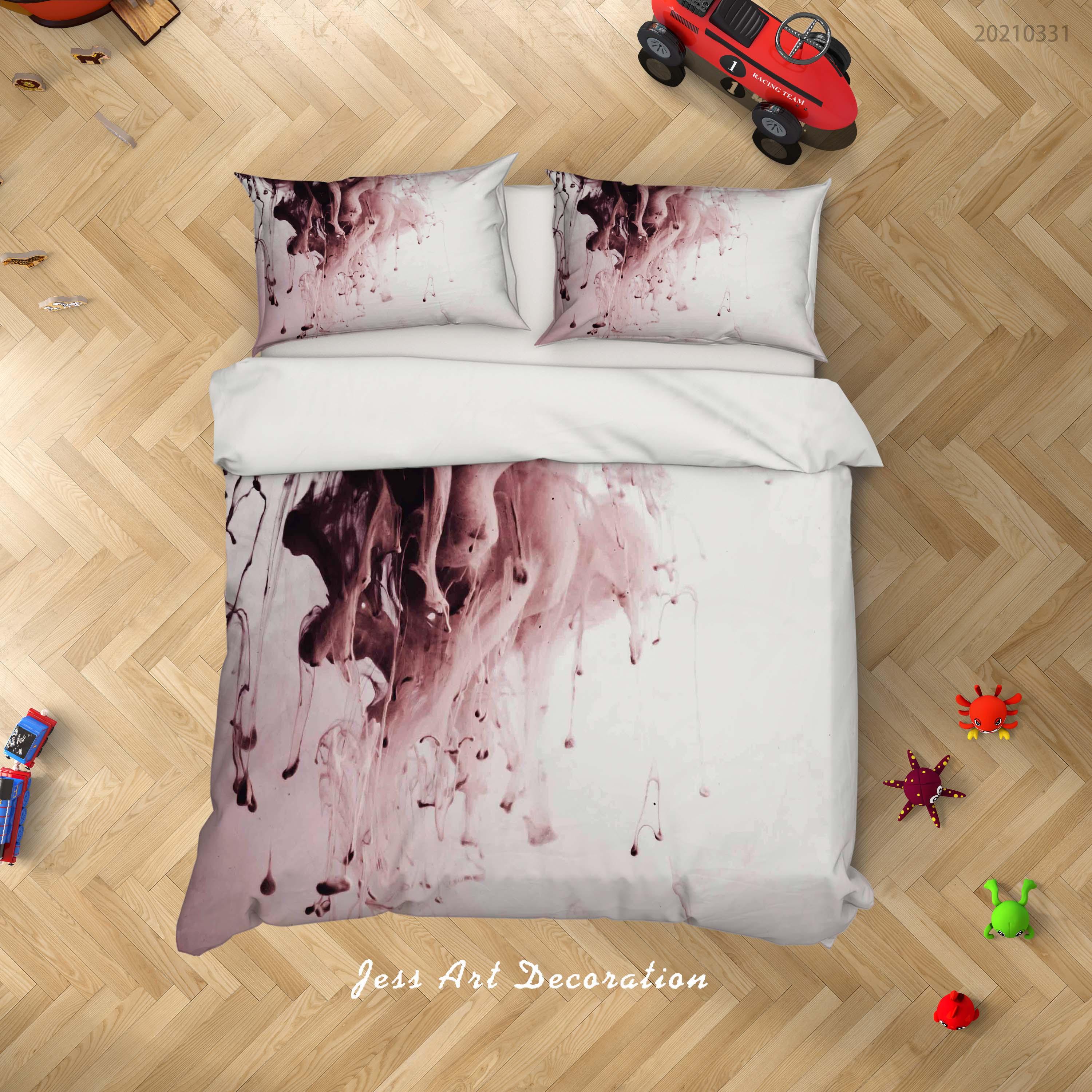 3D Abstract Ink Pattern Quilt Cover Set Bedding Set Duvet Cover Pillowcases 189- Jess Art Decoration