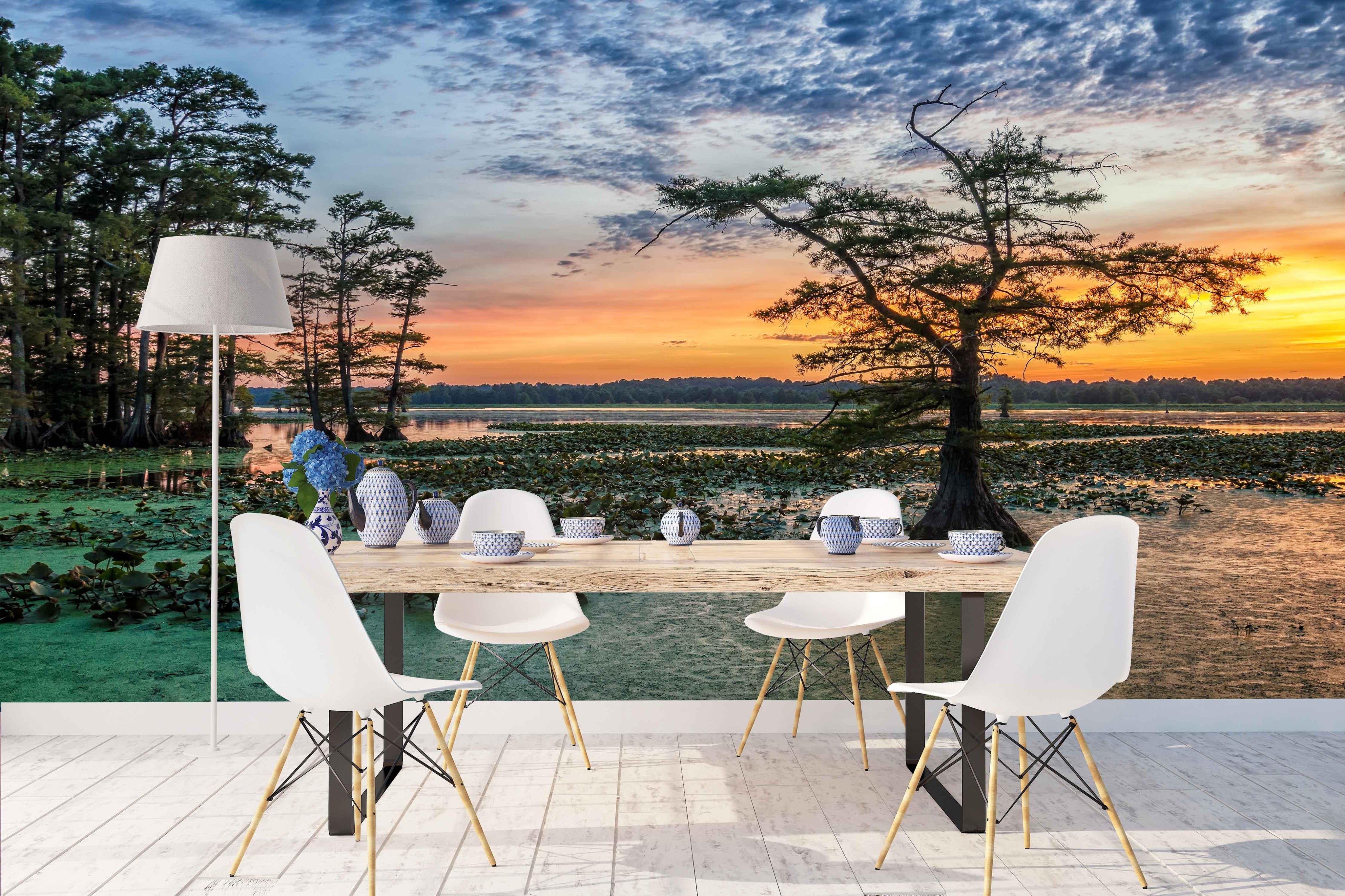 3D Sunset Scenery Wall Mural Wallpaper 154- Jess Art Decoration