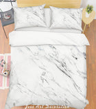 3D Grey Marble Quilt Cover Set Bedding Set Pillowcases 182- Jess Art Decoration