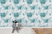 3D Watercolor Pattern Succulents Mural Wallpaper WJ 9493- Jess Art Decoration