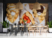 3D Hong Kong Waffles Wall Mural Wallpaper GD 2631- Jess Art Decoration