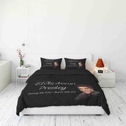 3D Elvis Aron Presley Black Quilt Cover Set Bedding Set Duvet Cover Pillowcases JN 1197- Jess Art Decoration