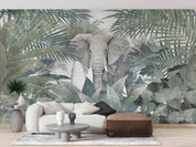 3D Landscape Tree Elephant Wall Mural Wallpaper WJ 6727- Jess Art Decoration