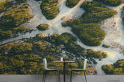 3D Overlooking Nature Landform Mountain Wall Mural Wallpaper SWW867- Jess Art Decoration