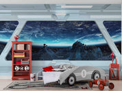 3D Space Capsule Earth Meteorite Wall Mural Wallpaper GD 4689- Jess Art Decoration