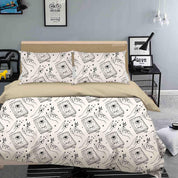 3D Hand Drawn Halloween Pattern Collection Quilt Cover Set Bedding Set Duvet Cover Pillowcases WJ 9181- Jess Art Decoration