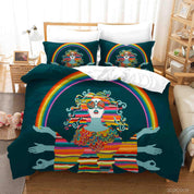 3D Abstract Colorful People Rainbow Quilt Cover Set Bedding Set Duvet Cover Pillowcases 282- Jess Art Decoration