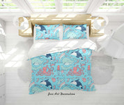 3D Marine Life Octopus Quilt Cover Set Bedding Set Duvet Cover Pillowcases WJ 6383- Jess Art Decoration