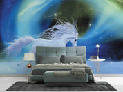 3D Aurora Unicorn aurora unicorn fantasy mural wall mural wallpaper for bedroom