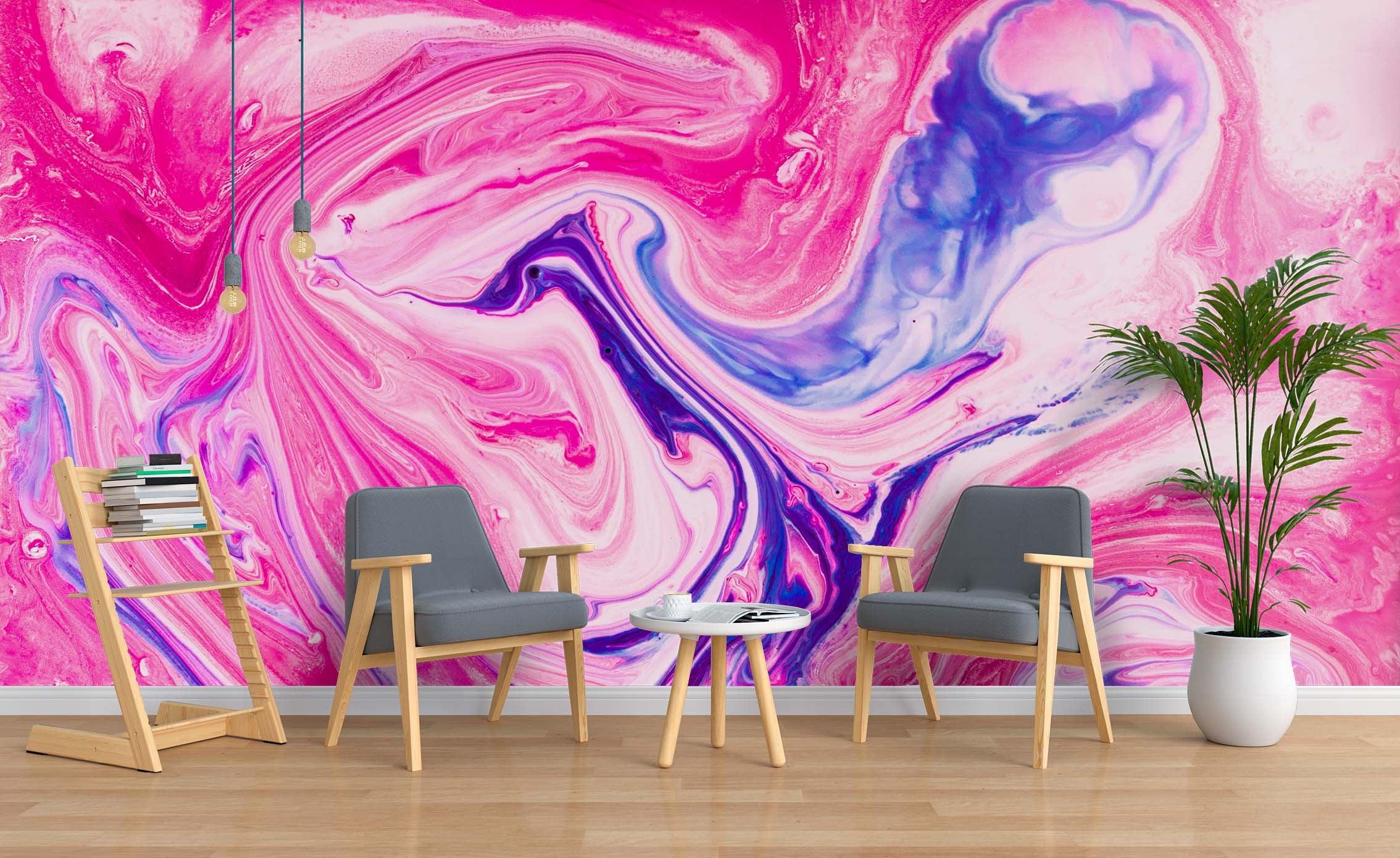 3D Abstract Pink Pattern Wall Mural Wallpaper 111 LQH- Jess Art Decoration