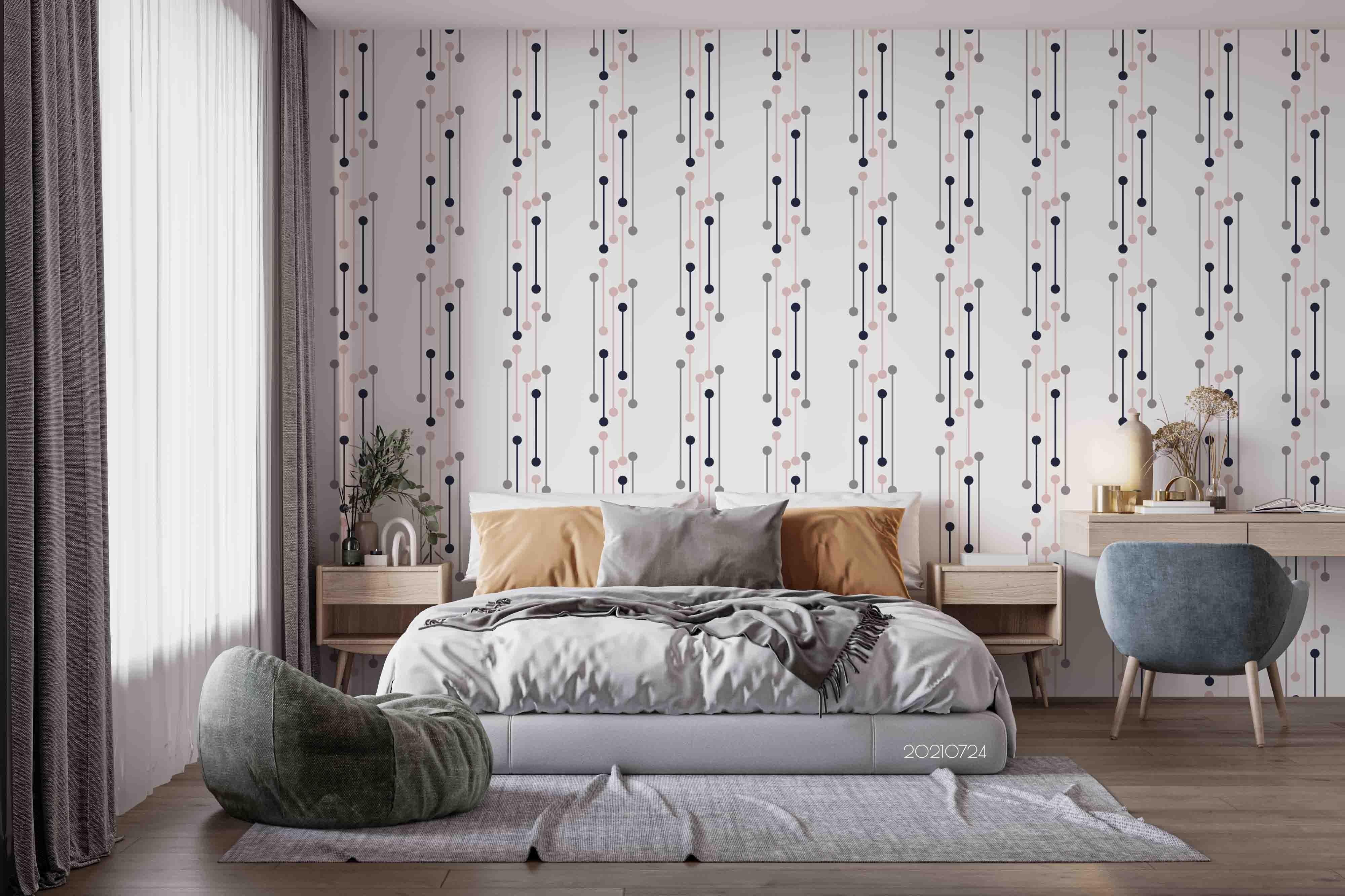 3D Abstract Geometry Pattern Seamless Wall Mural Wallpaper SWW3596- Jess Art Decoration