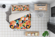3D Colorful People Quilt Cover Set Bedding Set Pillowcases 21- Jess Art Decoration