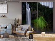 3D Green Forest Tree Nature Landscape Curtains and Drapes LQH 30- Jess Art Decoration