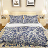 3D Blue Pattern Quilt Cover Set Bedding Set Pillowcases 217- Jess Art Decoration
