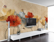 3D Oil Painting Floral Wall Murals 224- Jess Art Decoration