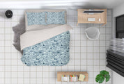 3D Cartoon Fish Quilt Cover Set Bedding Set Pillowcases 80- Jess Art Decoration