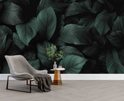 3D Leaves Reality Photo Green Plant Wall Mural Wallpaper JN 4- Jess Art Decoration