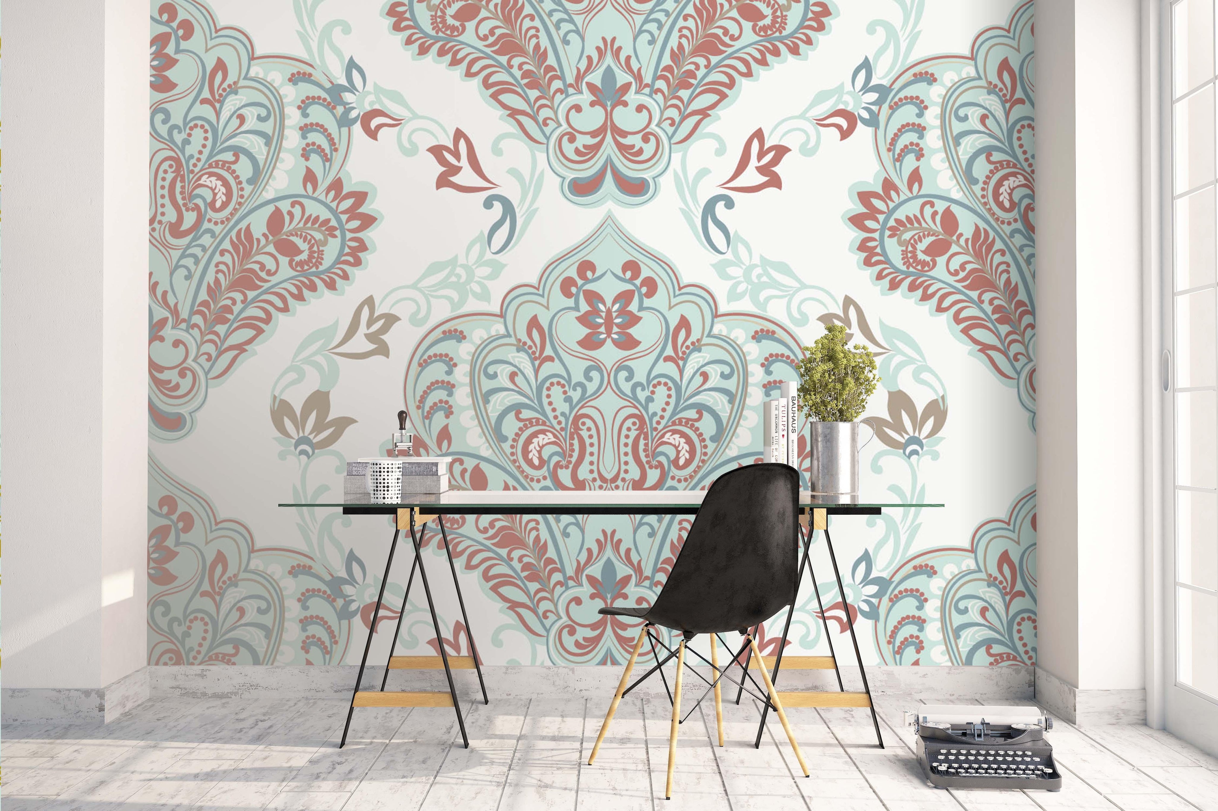 3D Green Art Pattern Wall Mural Wallpaper 77- Jess Art Decoration