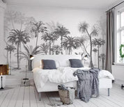3D Sketch Tropical Coconut Tree Wall Murals 205- Jess Art Decoration