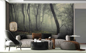 3D Wilderness Forest Wildflower Misty Landscape Wall Mural Wallpaper GD 592- Jess Art Decoration