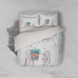 3D Rabbit Carrot Quilt Cover Set Bedding Set Pillowcases 46- Jess Art Decoration