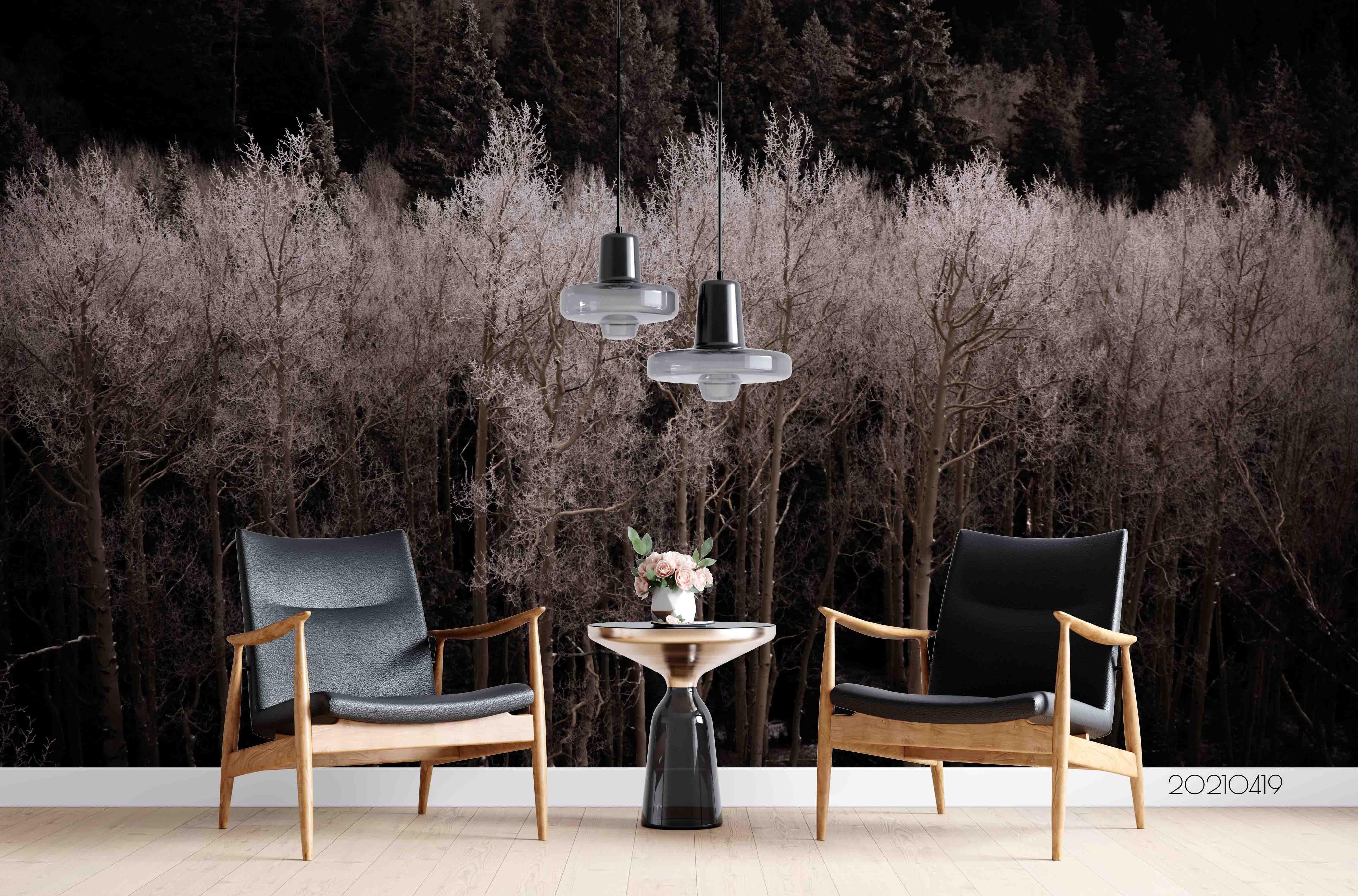 3D Forest Landscape Wall Mural Wallpaper LQH 11- Jess Art Decoration