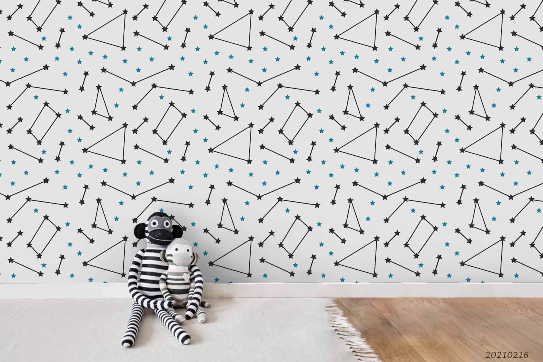 3D Hand Drawn Space Constellation Wall Mural Wallpaper LQH 386- Jess Art Decoration