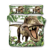 3D Jurassic Dinosaurs Quilt Cover Set Bedding Set Pillowcases 107- Jess Art Decoration