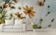 3D yellow flowers wall mural wallpaper 16- Jess Art Decoration