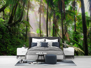 3D Tropical Landscape Tree Leaves Wall Mural Wallpaper WJ 5156- Jess Art Decoration
