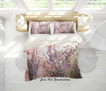 3D Purple Lavender Quilt Cover Set Bedding Set Pillowcases 20- Jess Art Decoration