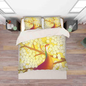 3D Abstract Birds Floral Quilt Cover Set Bedding Set Pillowcases 72- Jess Art Decoration
