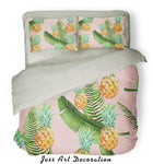 3D Tropical Plant Leaf Fruits Quilt Cover Set Bedding Set Pillowcases  39- Jess Art Decoration