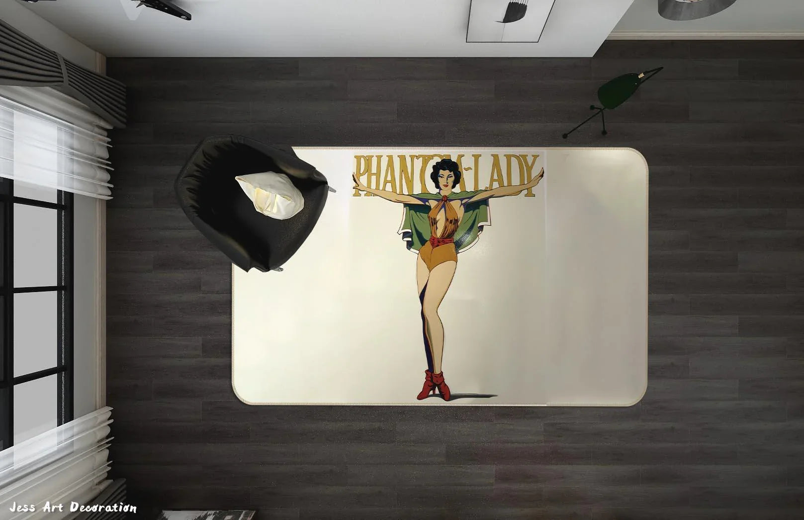 3D Graffiti Artists Works Beauty Non-Slip Rug Mat A317 LQH- Jess Art Decoration
