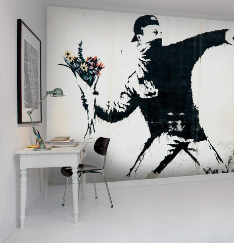 3D Simple Black White Characters Wall Mural Wallpaper 14- Jess Art Decoration