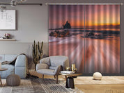 3D Wave Reef Colorful Cloud Sky Curtains and Drapes GD 295- Jess Art Decoration