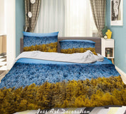 3D Pine Forest Landscape Quilt Cover Set Bedding Set Duvet Cover Pillowcases 124 LQH- Jess Art Decoration