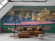 3D Dodger Stadium Los Angeles USA Wall Mural Wallpaper GD 1515- Jess Art Decoration