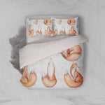 3D Fox Bell Quilt Cover Set Bedding Set Pillowcases 14- Jess Art Decoration