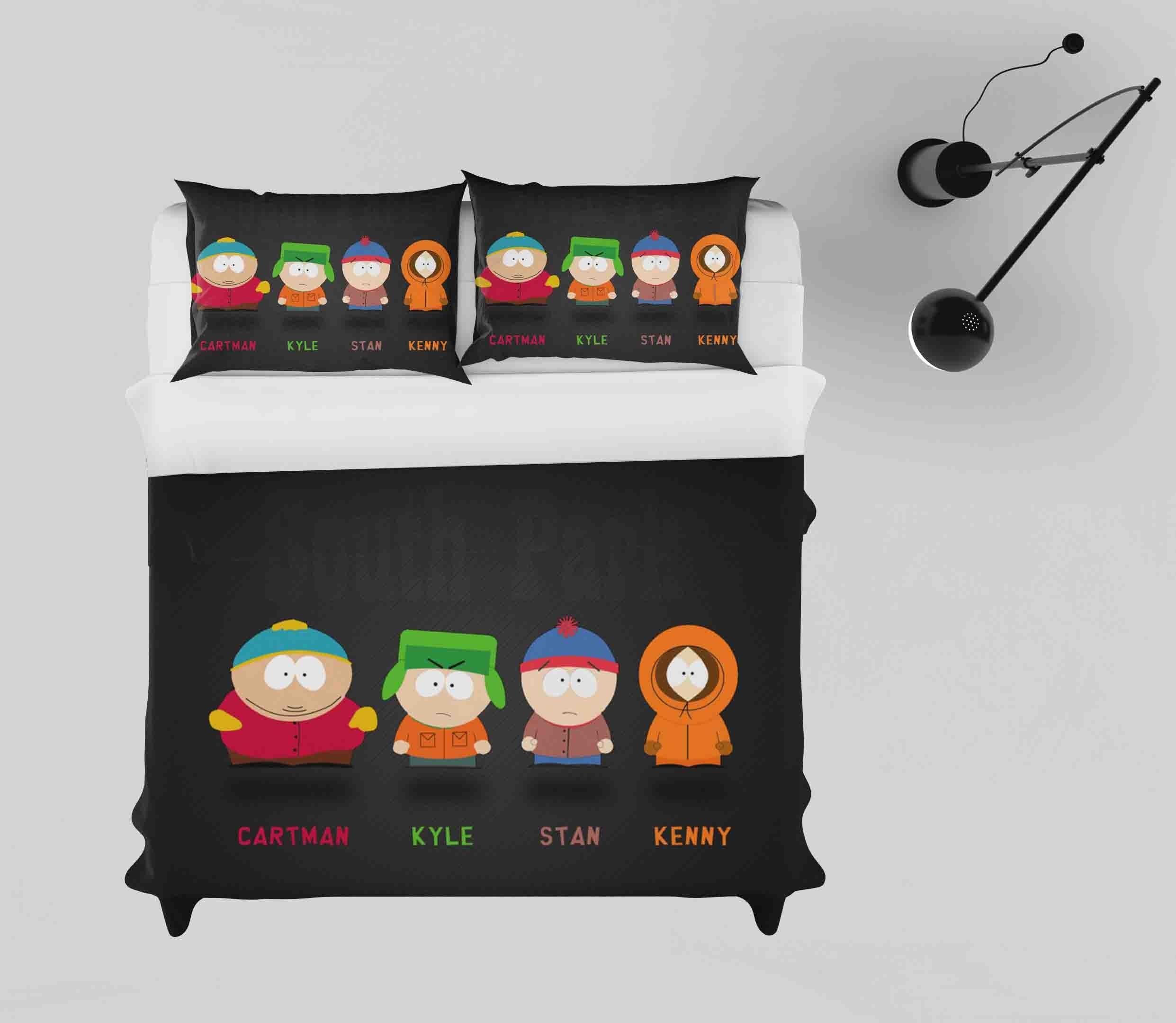 3D South Park Quilt Cover Set Bedding Set Pillowcases A251 LQH- Jess Art Decoration