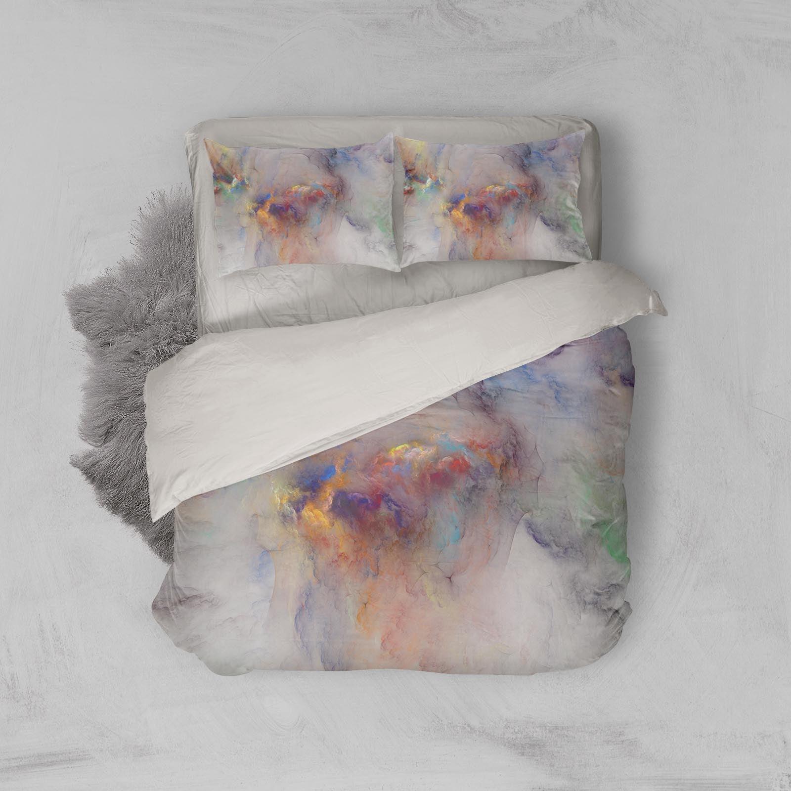 3D Abstract Colorful Pattern Quilt Cover Set Bedding Set Pillowcases 32- Jess Art Decoration