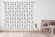 3D Simple Black Tree Illustration Curtains and Drapes GD 158- Jess Art Decoration